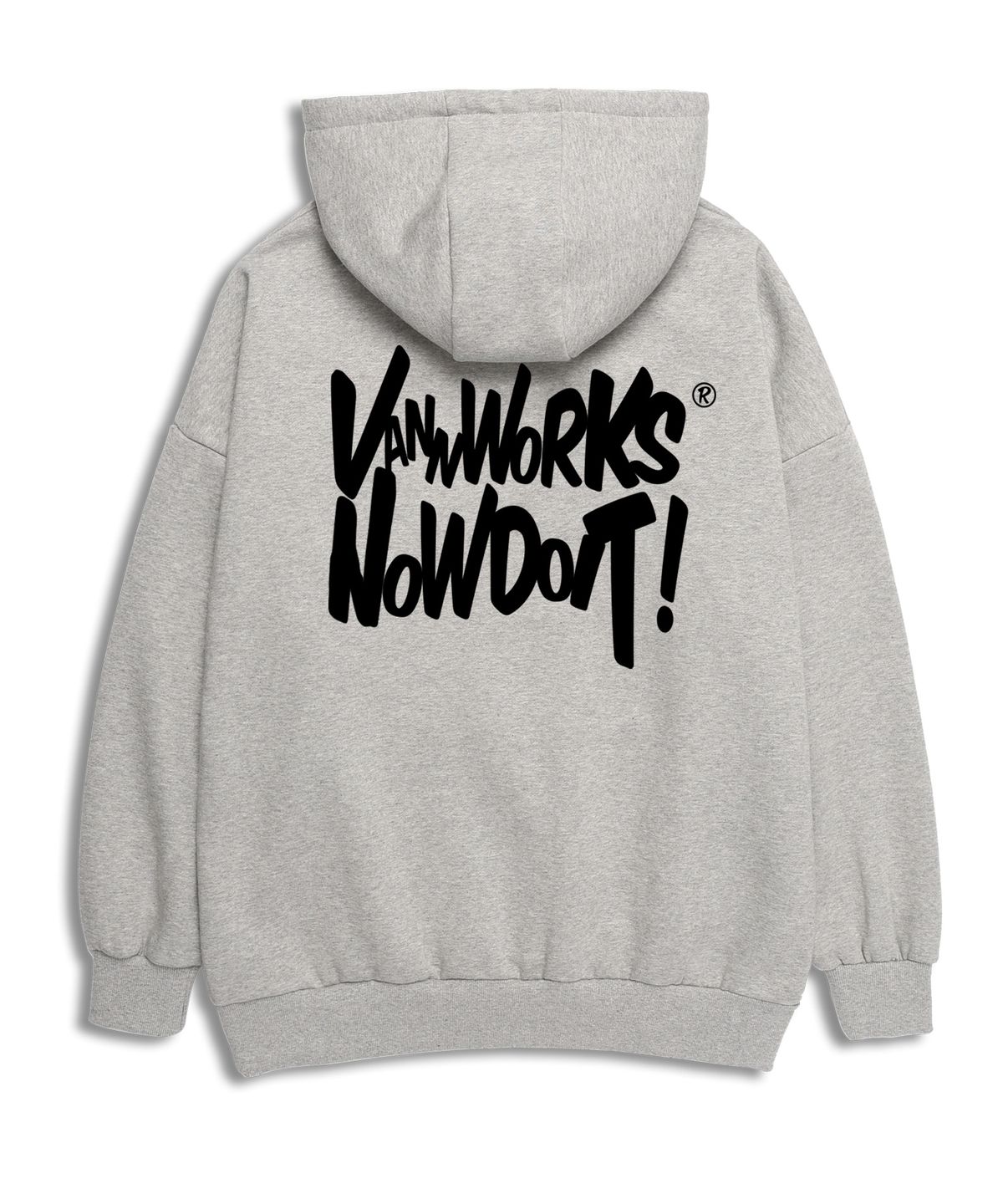 밴웍스(VANNWORKS) NOW DOIT 오버핏 후드 (VLS0107) 멜란지그레이