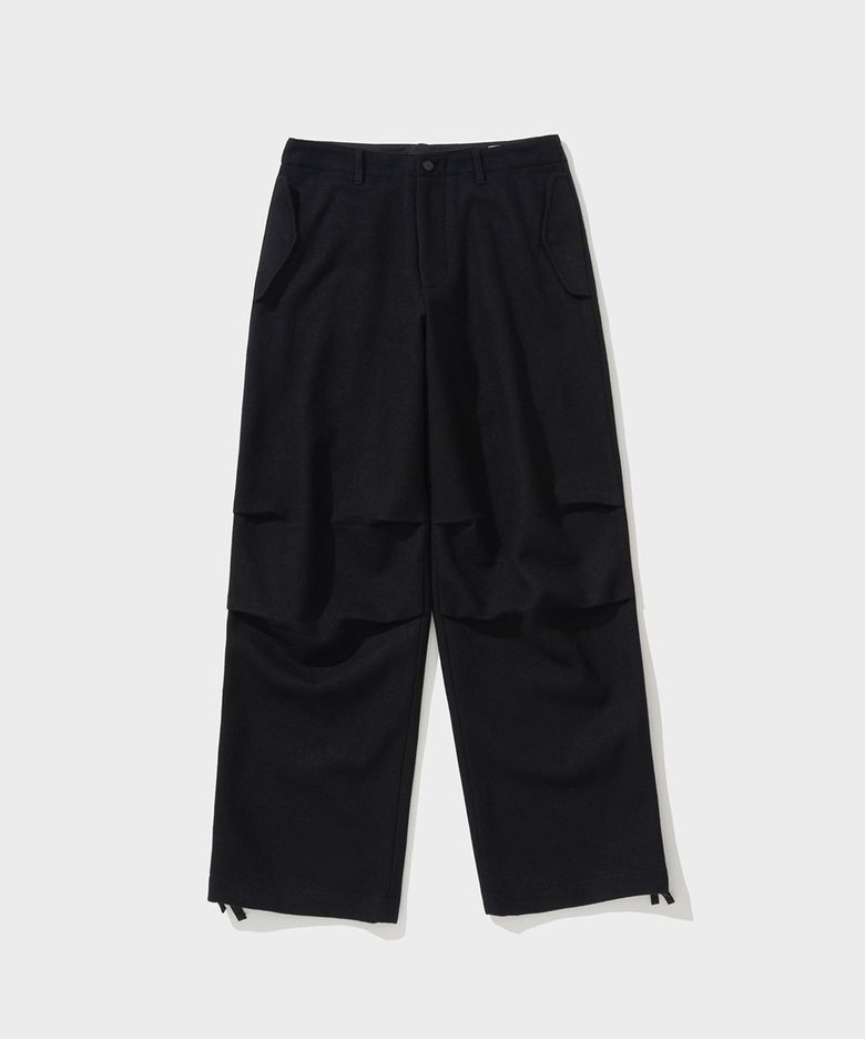 WOOL BILL FIELD PANTS (BLACK)