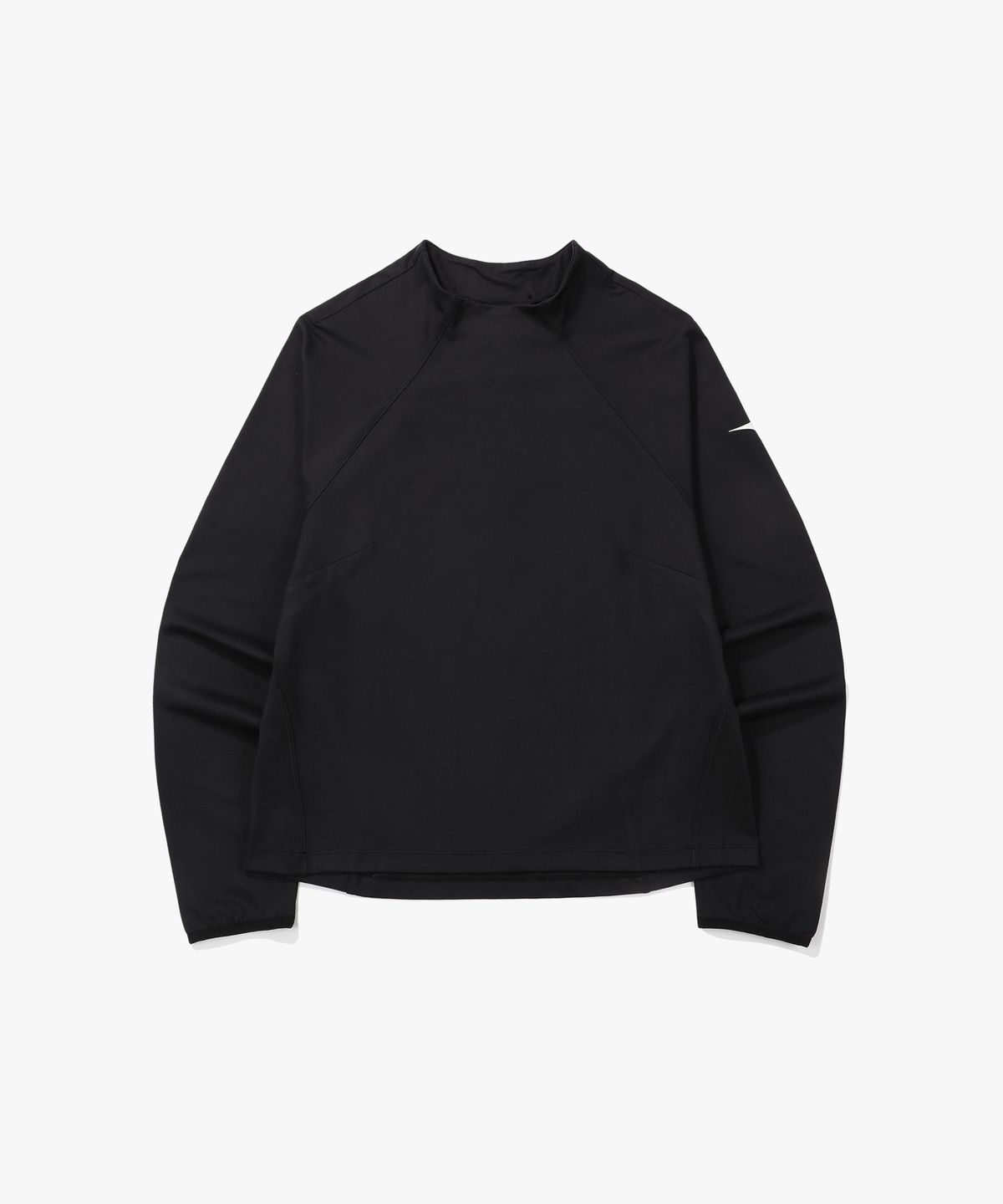 디아도라(diadora) 스테이 웜 긴팔 티셔츠 우먼 BLACK