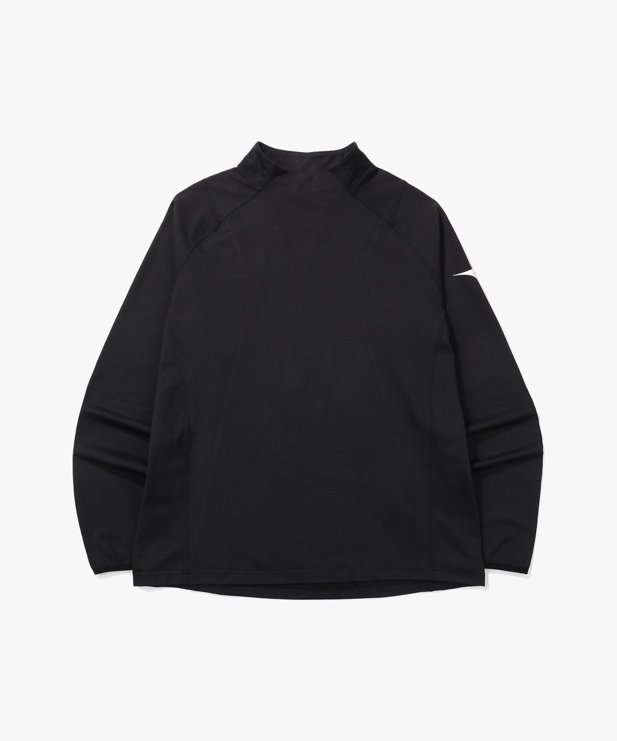디아도라(diadora) 스테이 웜 긴팔티셔츠 BLACK