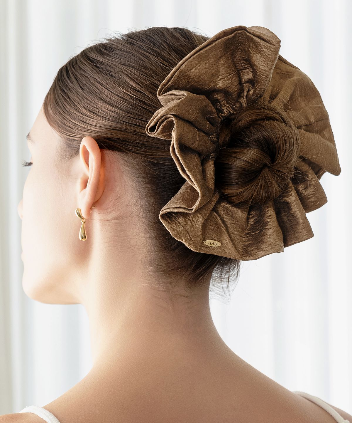 하스(HAS) HDM005 Big ruffle scrunchie