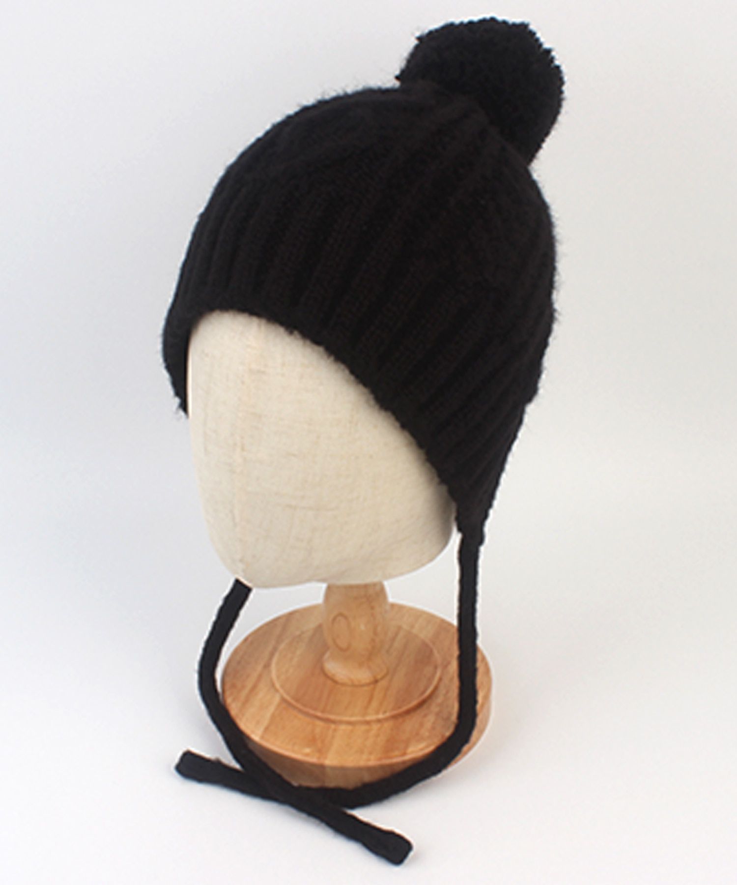 ◆UNIVERSAL CHEMISTRY◆ Hopi earflap hat MUSINSA | UNIVERSAL CHEMISTRY Wool Twist Ball Knit Black