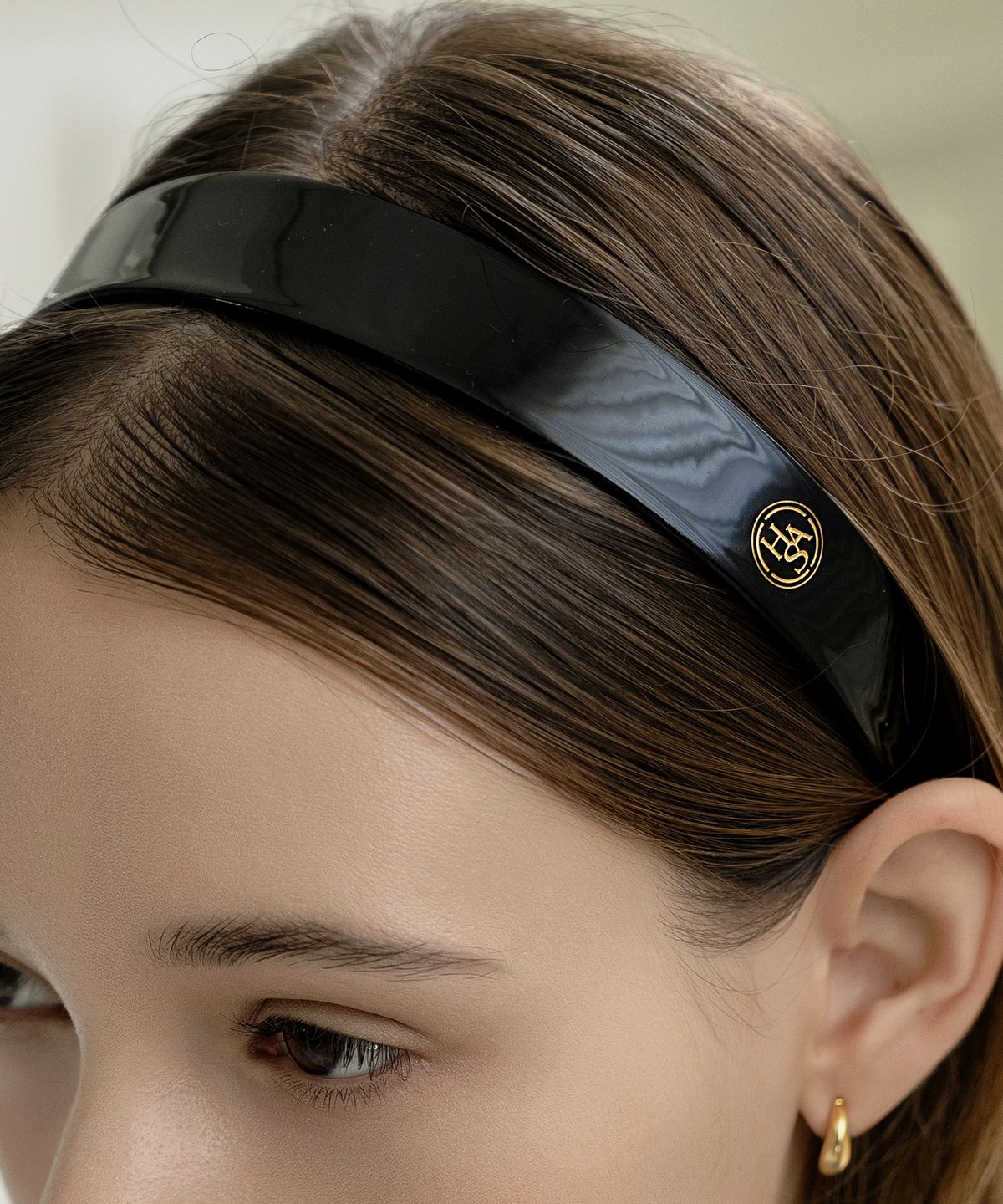 하스(HAS) HDM003 Classic wide celluloid Hairband