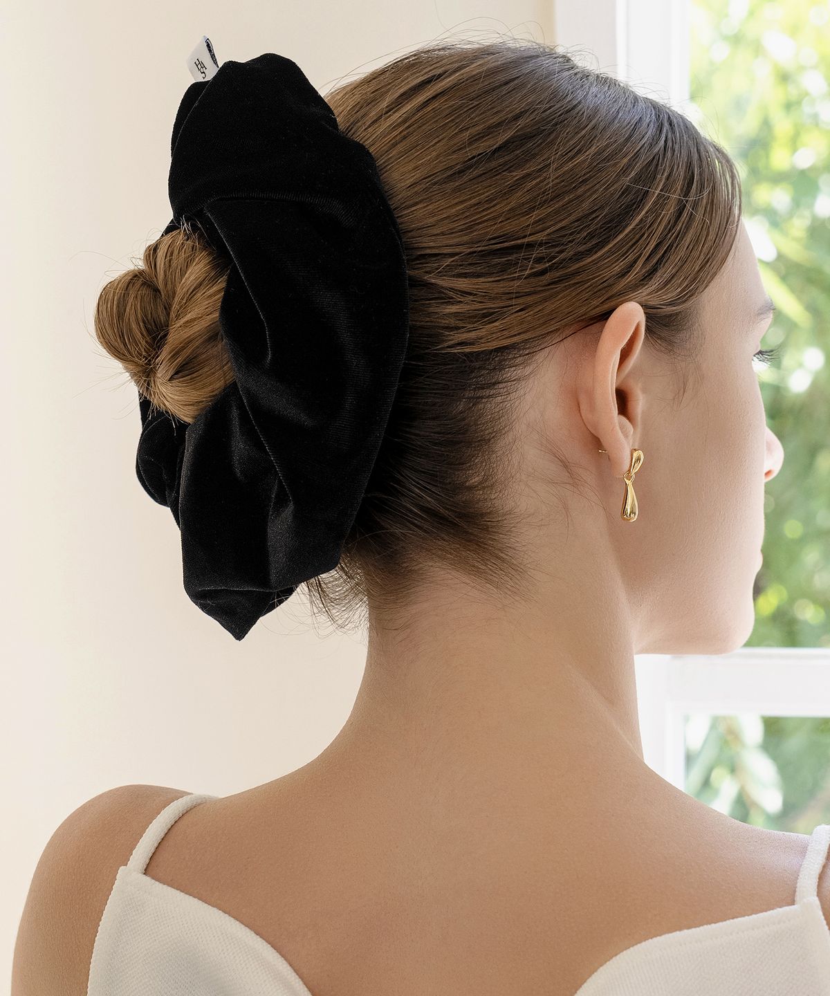 하스(HAS) HDM006 Classic velvet big scrunchie