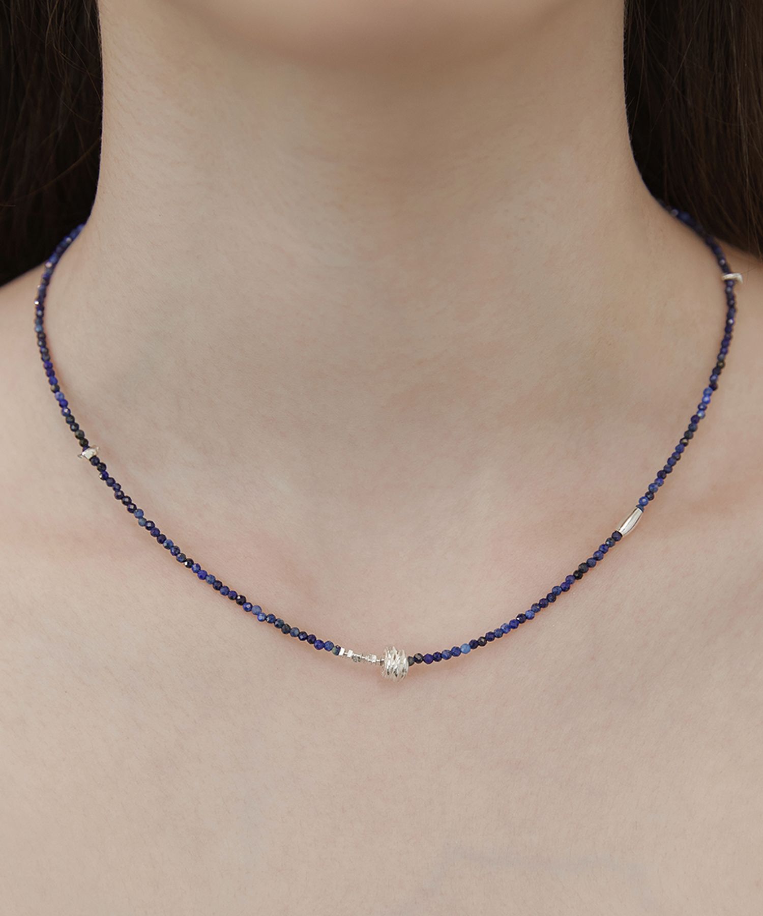 ☆TATIANA☆ Silver 925 Love Some Beads Necklace NZ2449 MUSINSA | TATIANA (Silver 925) Grow Up Beads Necklace NZ2438