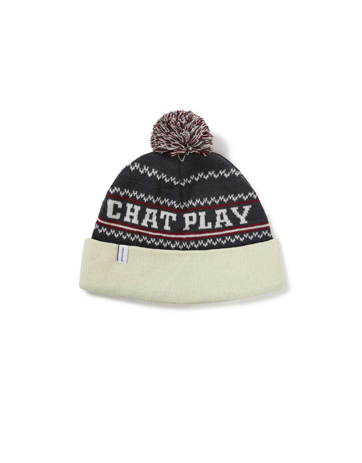엠엠엘지(MMLG) [Mmlg] CPC SKI TEAM KNIT HAT (CHARCOAL)