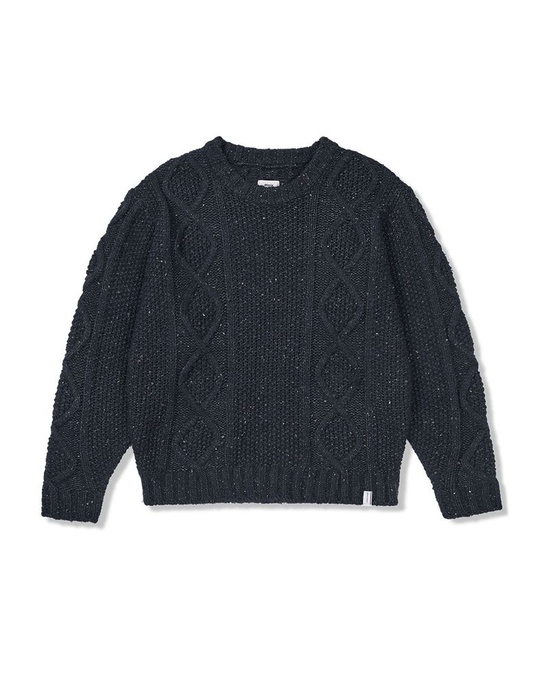 [Mmlg] 87 FISHERMAN KNIT (NAVY)