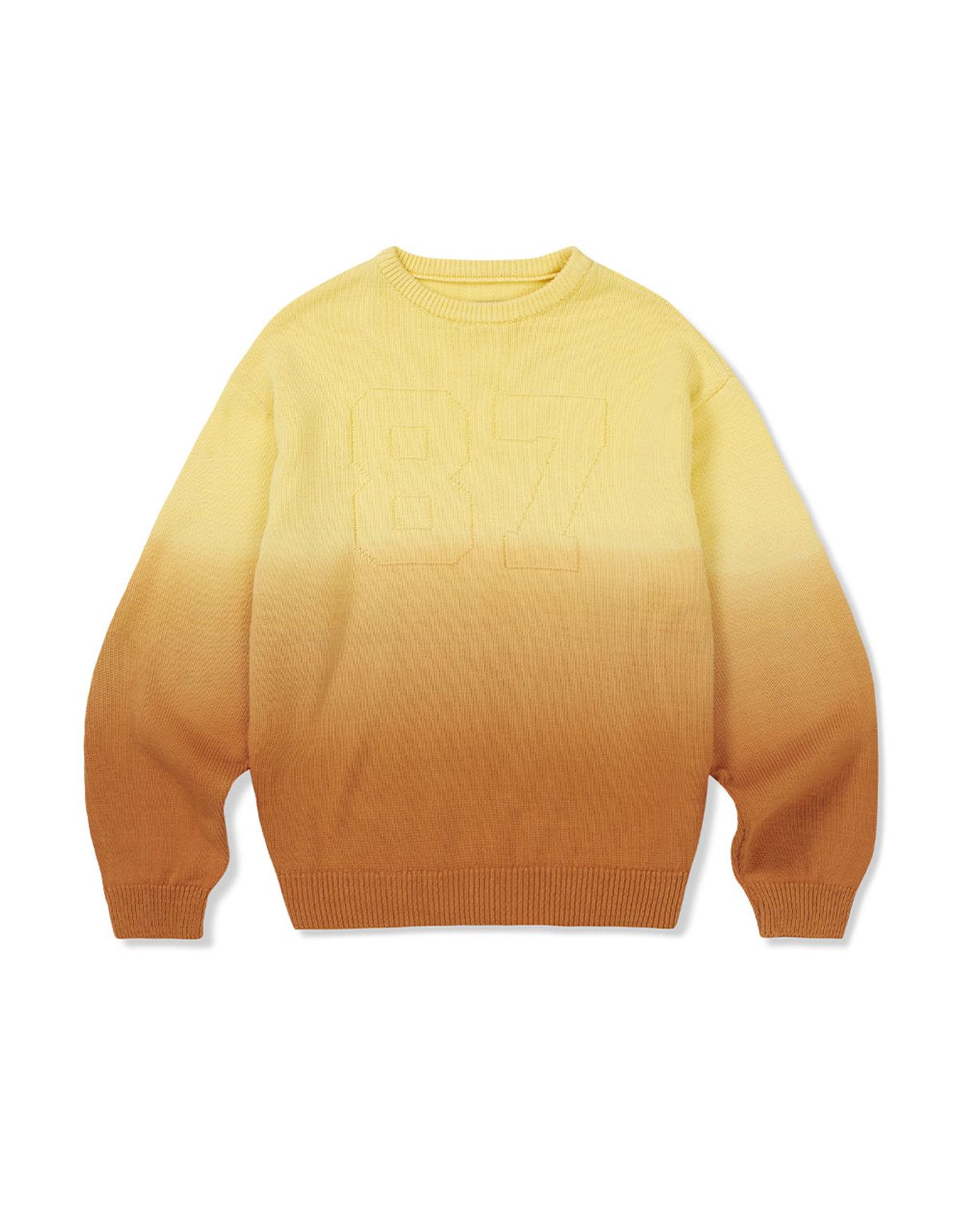 엠엠엘지(MMLG) [Mmlg] TONE WASHING KNIT (YELLOW)