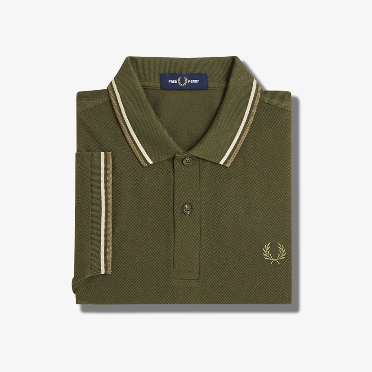 프레드페리(FRED PERRY) [M3600] 트윈 팁 프레드페리 셔츠 - 헌팅그린/LOYST/LWG AFPM2433600-W92
