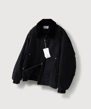 피그다잉 워크 자켓 블루종_Black