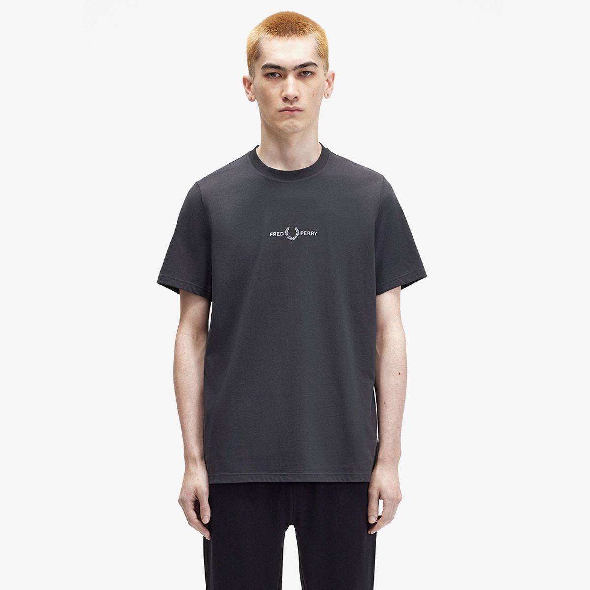 프레드페리(FRED PERRY) [Sport] 엠브로이더드 티셔츠 - 앵커그레이 AFPM2434580-297