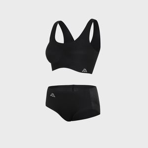 심리스 퓨징 매끈핏 브라팬티 BK