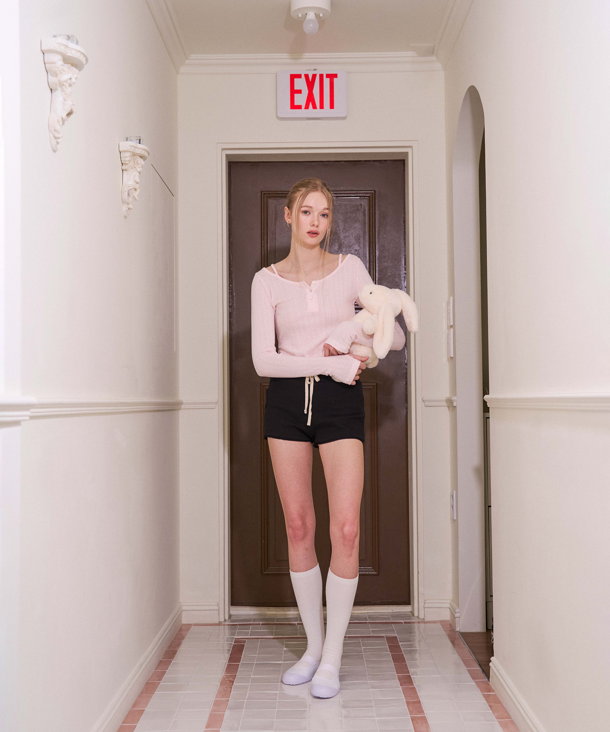 서울리(SEOULI) BRADY RIB CASUAL SHORTS [3 COLORS]