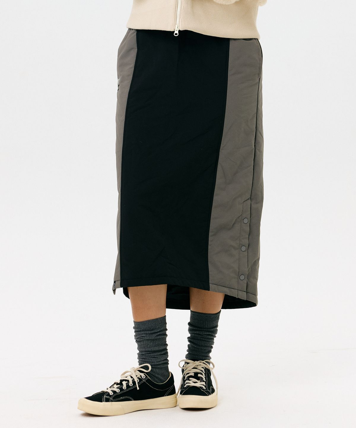 골라(GOLA) W ACTIVE PADDED SKIRT [BLACK]