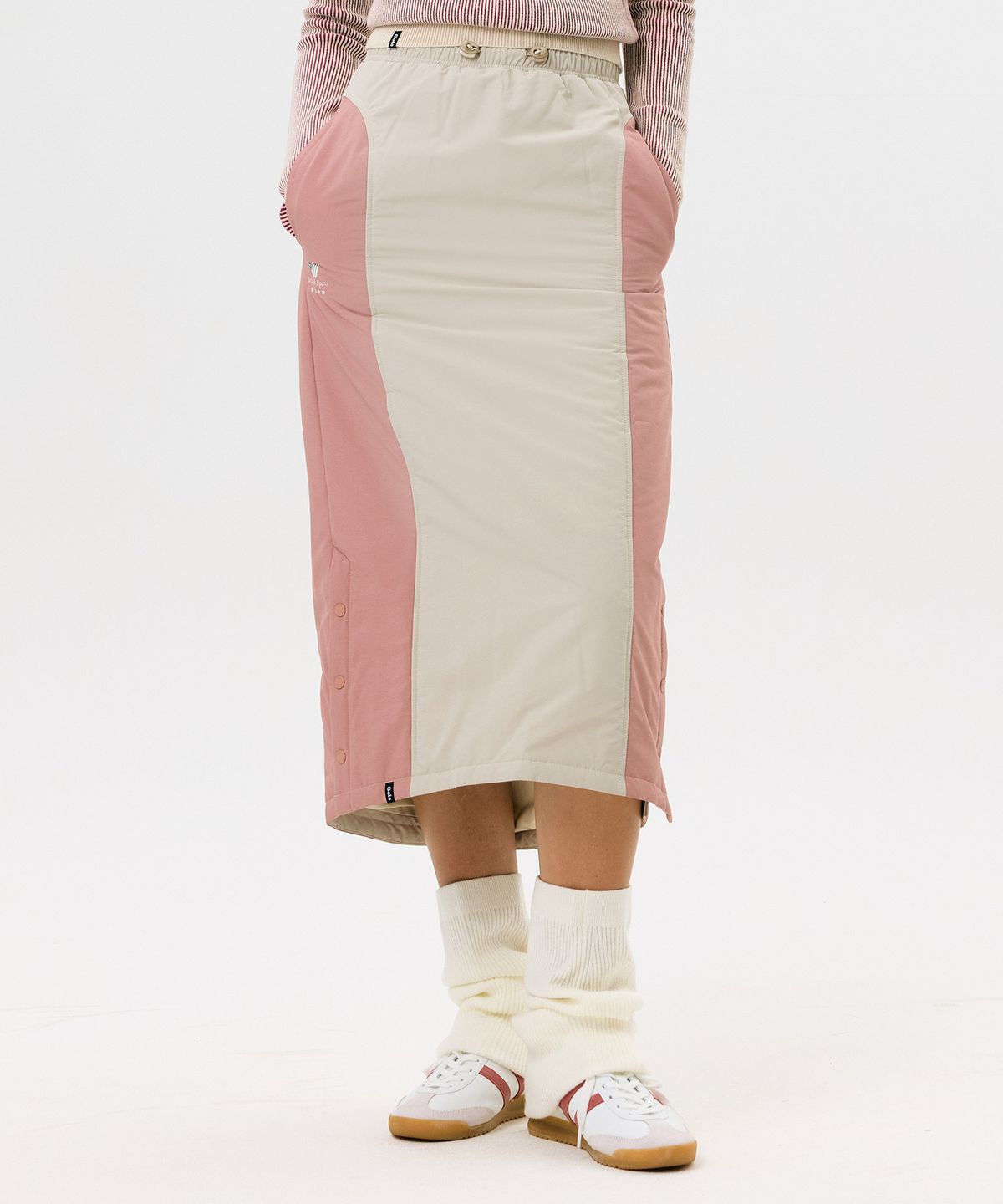 골라(GOLA) W ACTIVE PADDED SKIRT [BEIGE]
