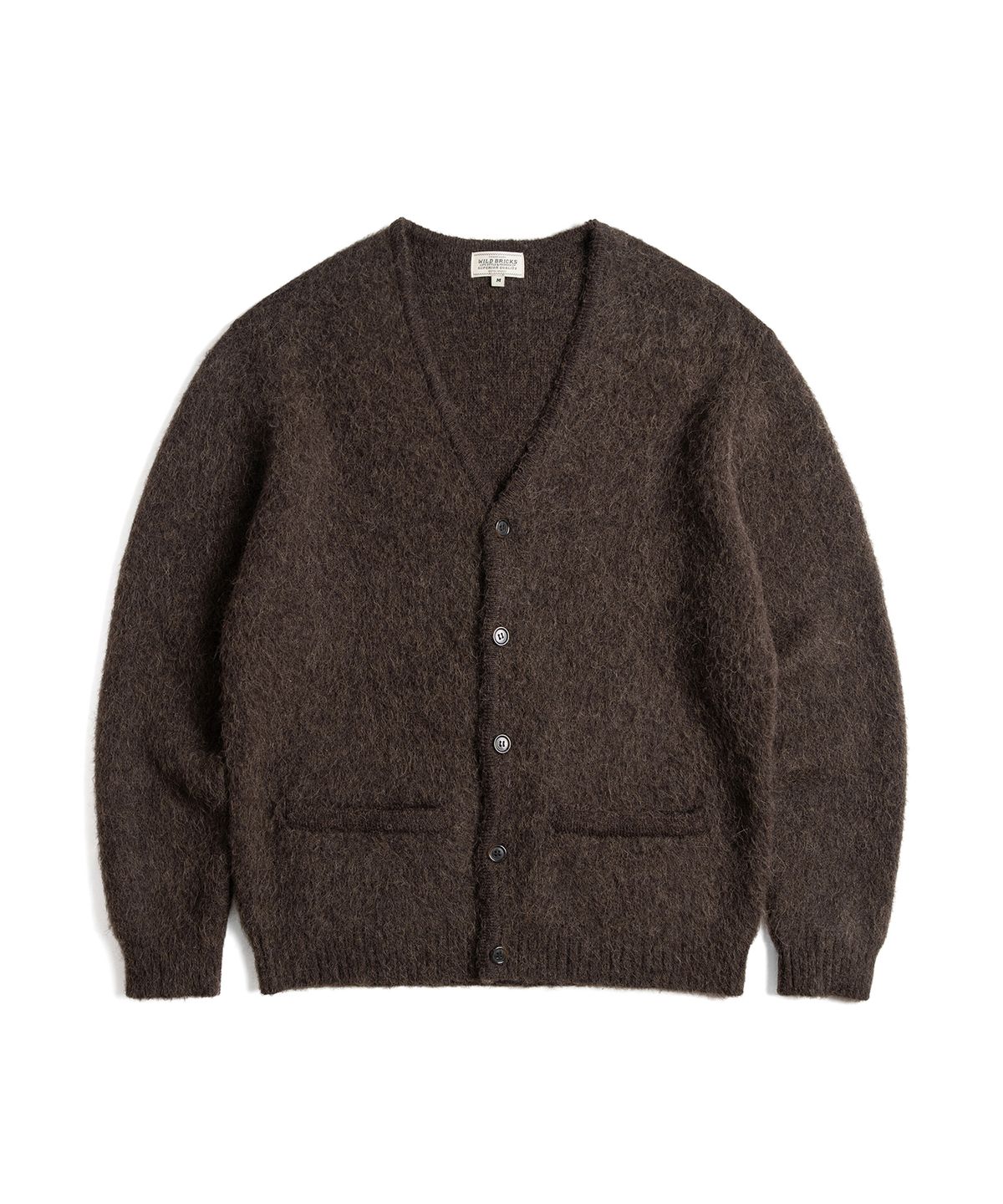 와일드 브릭스(WILD BRICKS) W22 BS CARDIGAN (dark brown)