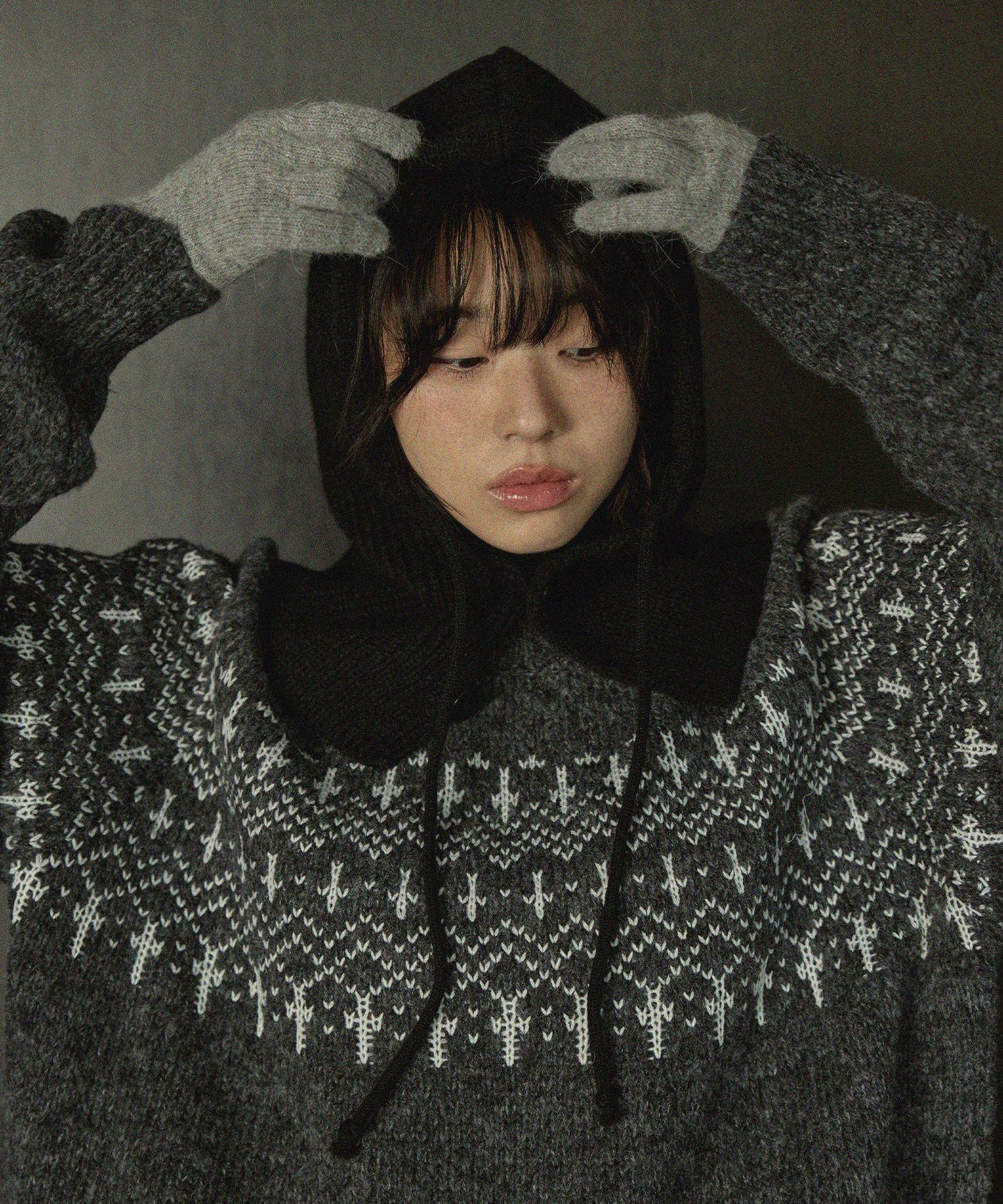 【MIS PRODUCT】 Bern Nordic Round Knit_Ivory MUSINSA | MOOD INSIDE Bern Nordic Round Knit_Charcoal