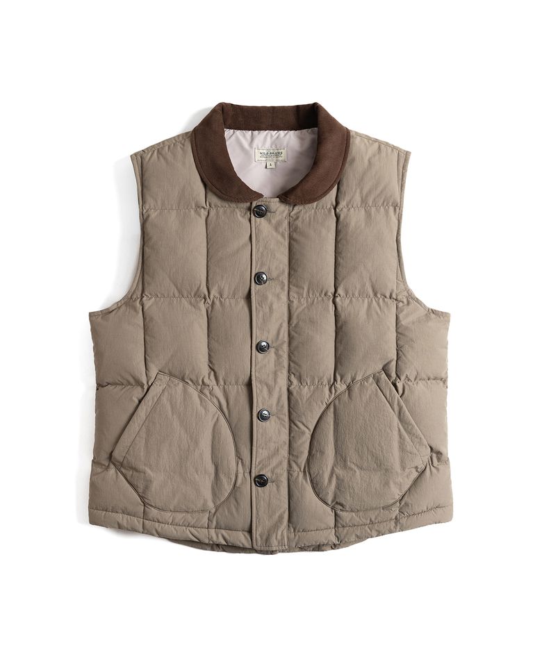 RP PUFFER VEST (olive)