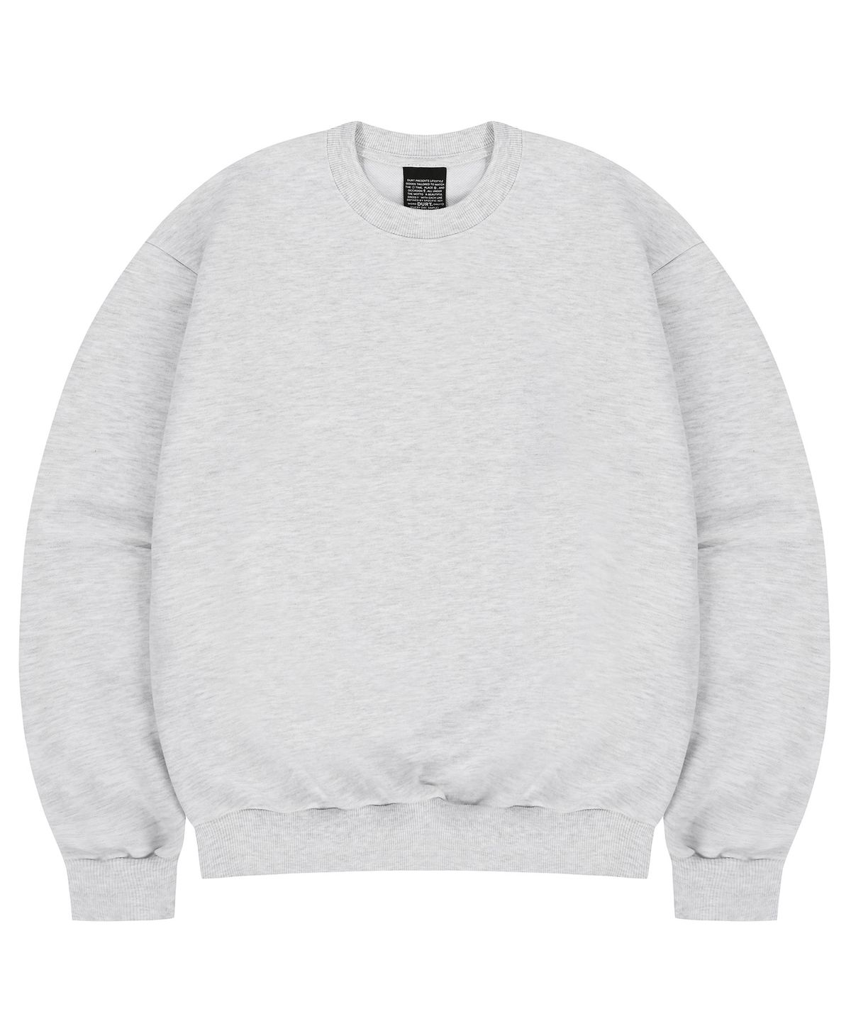 더트(DURT) DAILY SWEATSHIRTS (LIGHT GREY)