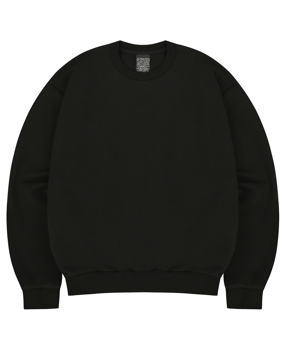 더트(DURT) DAILY SWEATSHIRTS (BLACK)