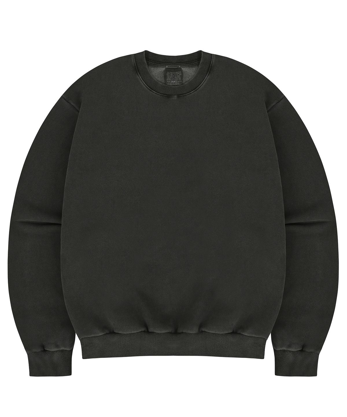 더트(DURT) DAILY SWEATSHIRTS (PIGMENT CHARCOAL)
