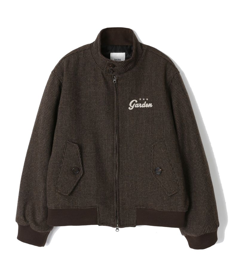 Tweed Harrington Wool Jacket (brown)