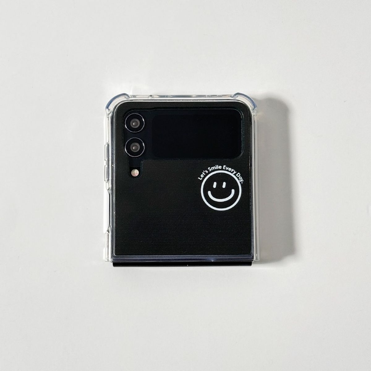 에이쓰리비쓰리(A3B3) Smile Color Black 스마일 컬러 블랙 (Z 플립 3.4.5.6 젤하드)