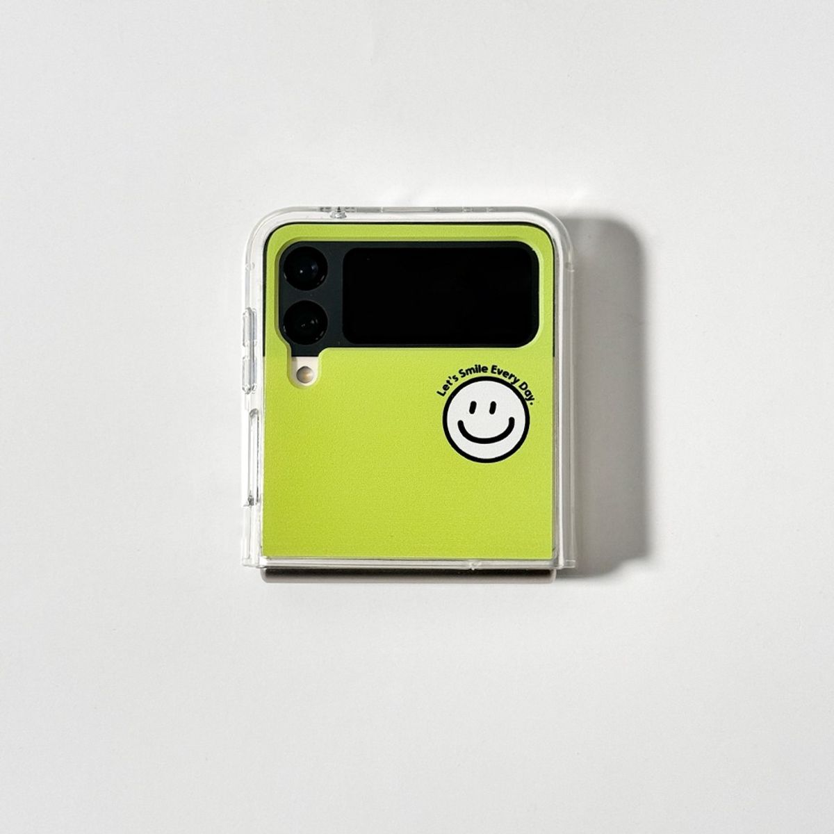 에이쓰리비쓰리(A3B3) Smile Color Yellow Green 스마일 컬러 옐로 그린 (Z 플립 3.4.5.6 젤하드)