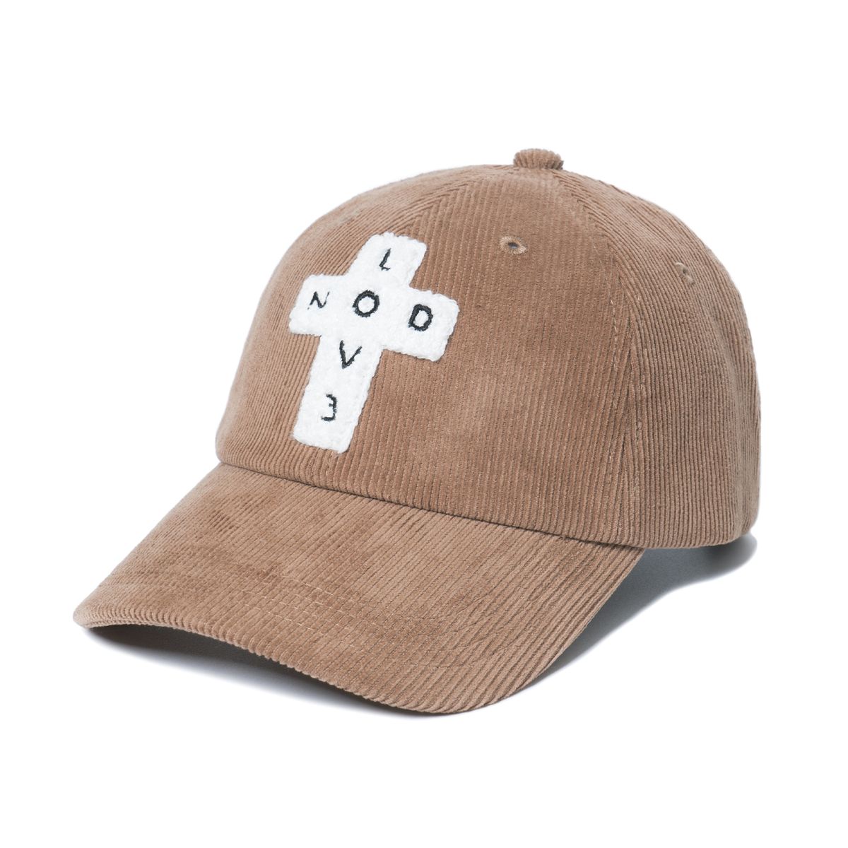 노드(NOD) Corduroy LoveNOD Cross Ball cap (Beige)