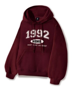 1992 라이크더모스트 오버핏 후드_와인