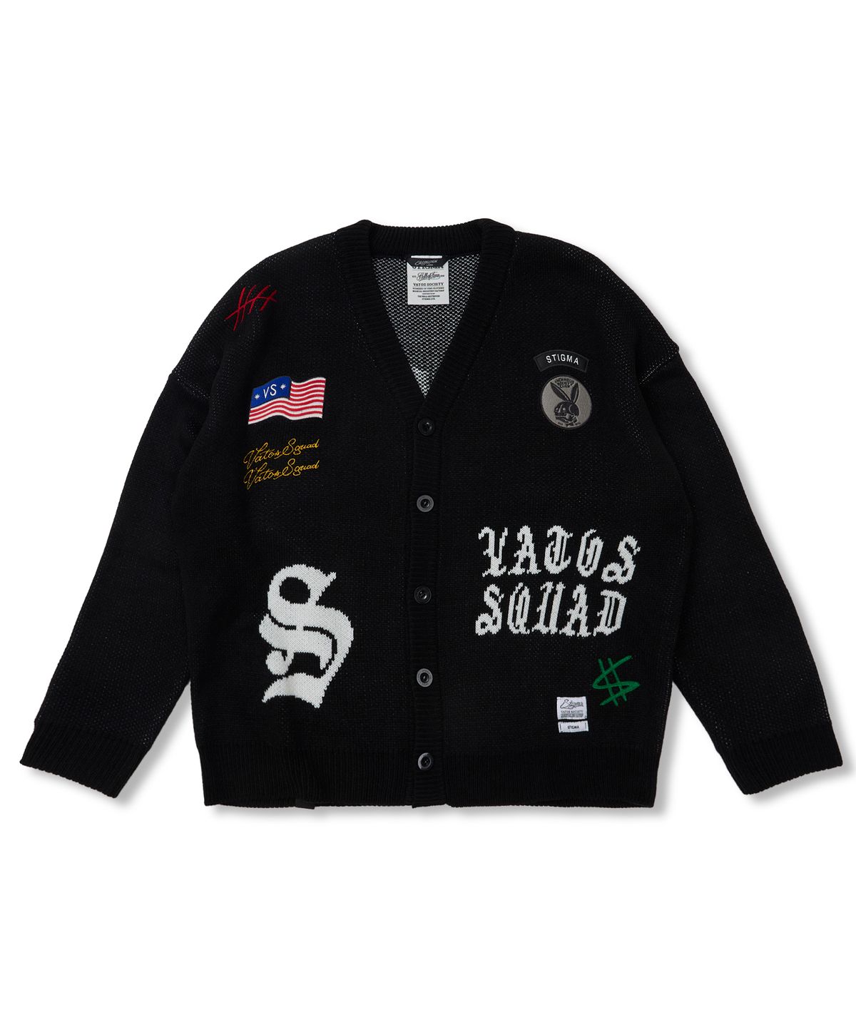 스티그마(STIGMA) Hall of Fame Oversized Knit Cardigan