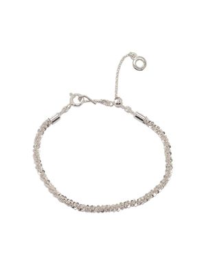 Big Shiny Sparkling Silver Bracelet Ib321