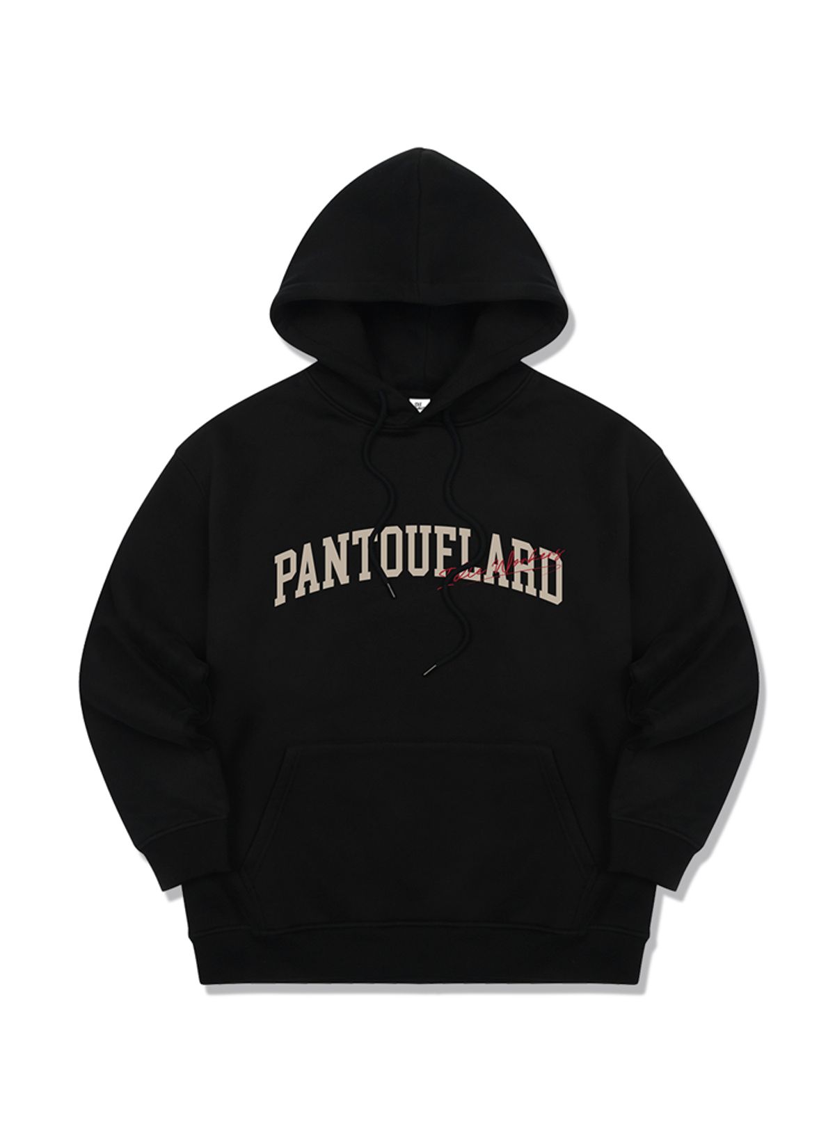 아이들워커스(IDLEWORKERS) PANTOUFLARD 기모 후드_블랙