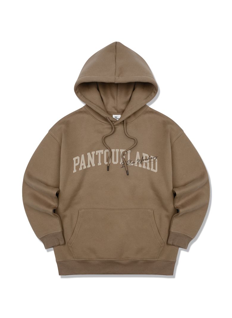 PANTOUFLARD 기모 후드_브라운