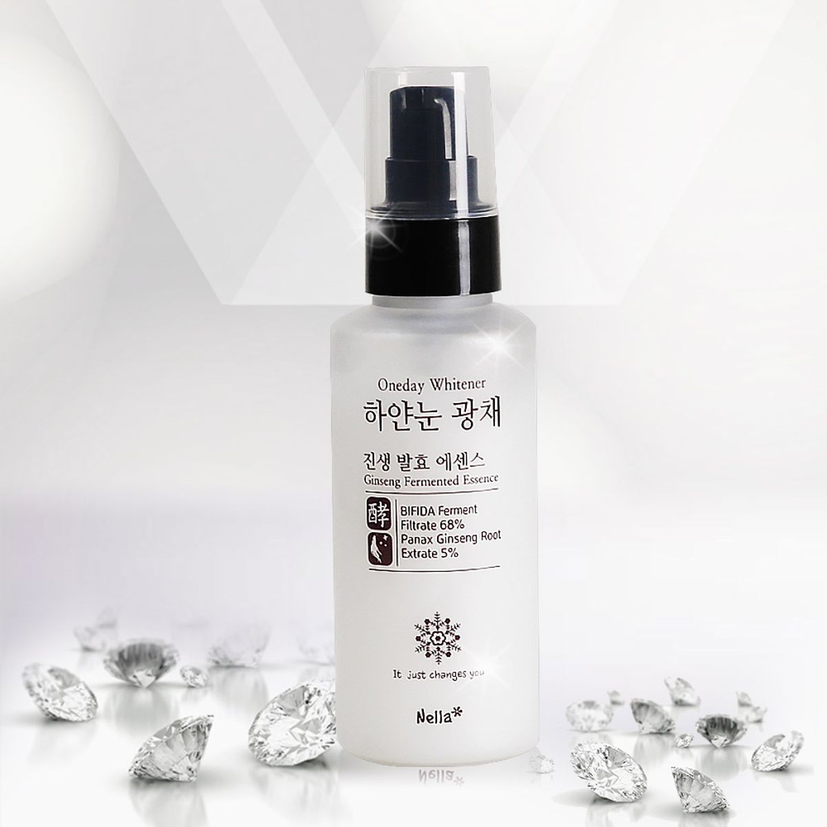 넬라(NELLA) 하얀눈 광채 진생 발효 에센스 100ml