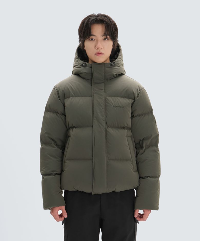 브라이트 후드 헤비 다운 자켓 (S24WMFDJ70) Khaki