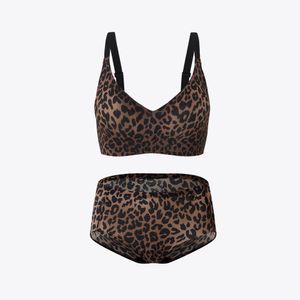 젤리 리프트 레오파드 브라팬티 세트