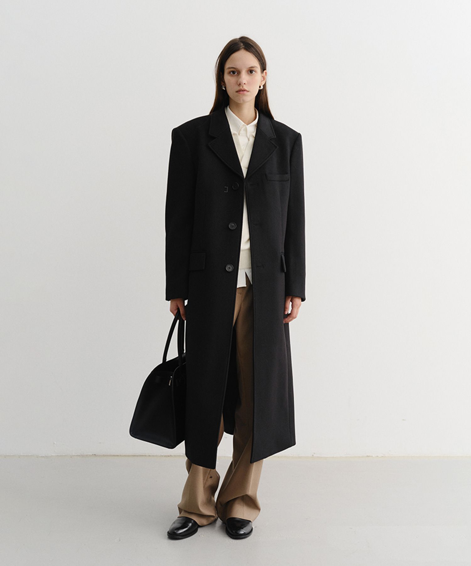 MUSINSA | DUNST FOR WOMEN UNISEX 2-WAY 3 BUTTON CASHMERE