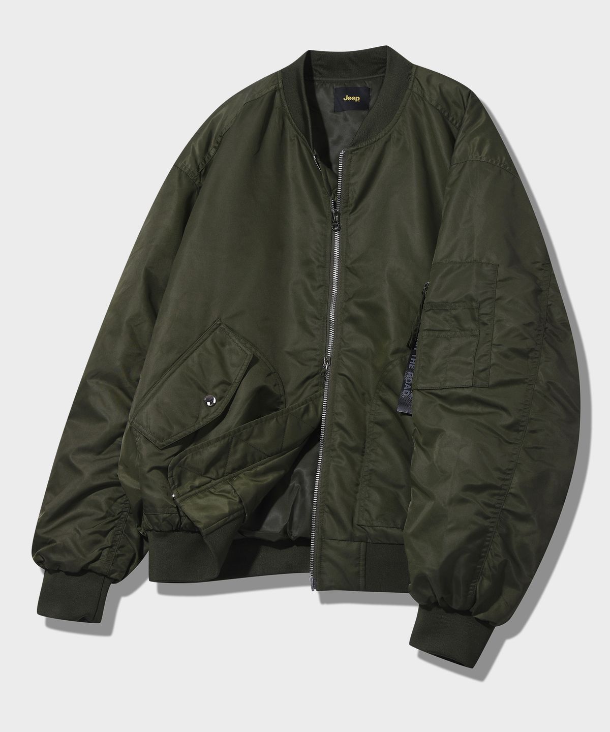 지프(JEEP) 2way MA-1 포켓 항공점퍼 KHAKI (JQ5JPU001KH)