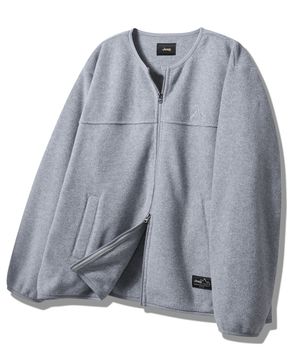 2way Peak-logo 라운드넥 플리스 M/GREY (JP5TZU192MG)