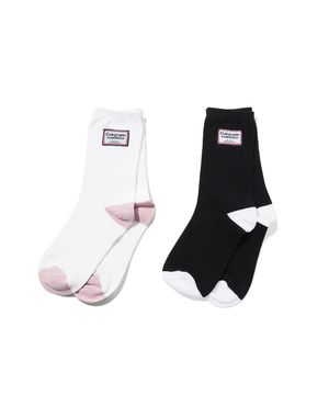 (우먼) 포인트 라벨 삭스_2COLOR