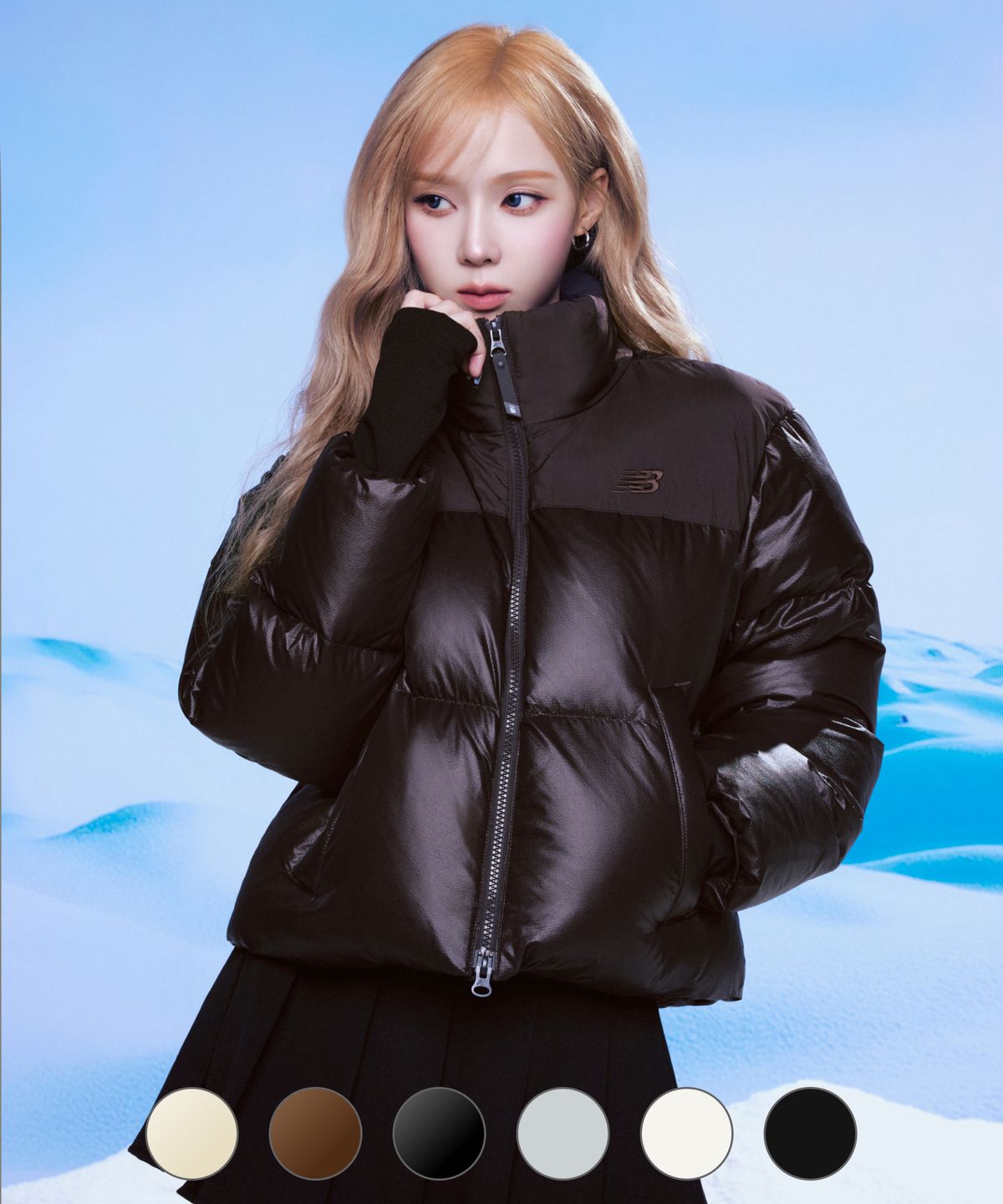 뉴발란스(NEW BALANCE) NBNPE4W102 / WOMEN 액티브 숏 구스다운 (6컬러)