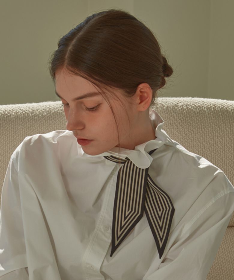 [기프트박스]_STRIPE TWILLY SCARF_4COLOR