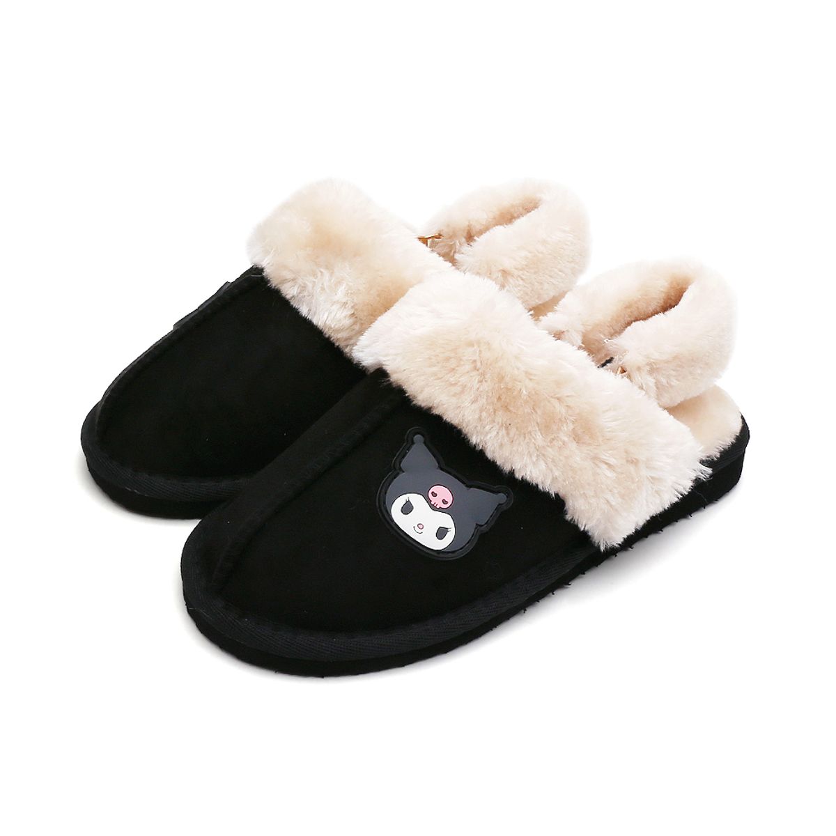 산리오 키즈(SANRIO) 쿠로미 아동 스웨이드 슬리퍼