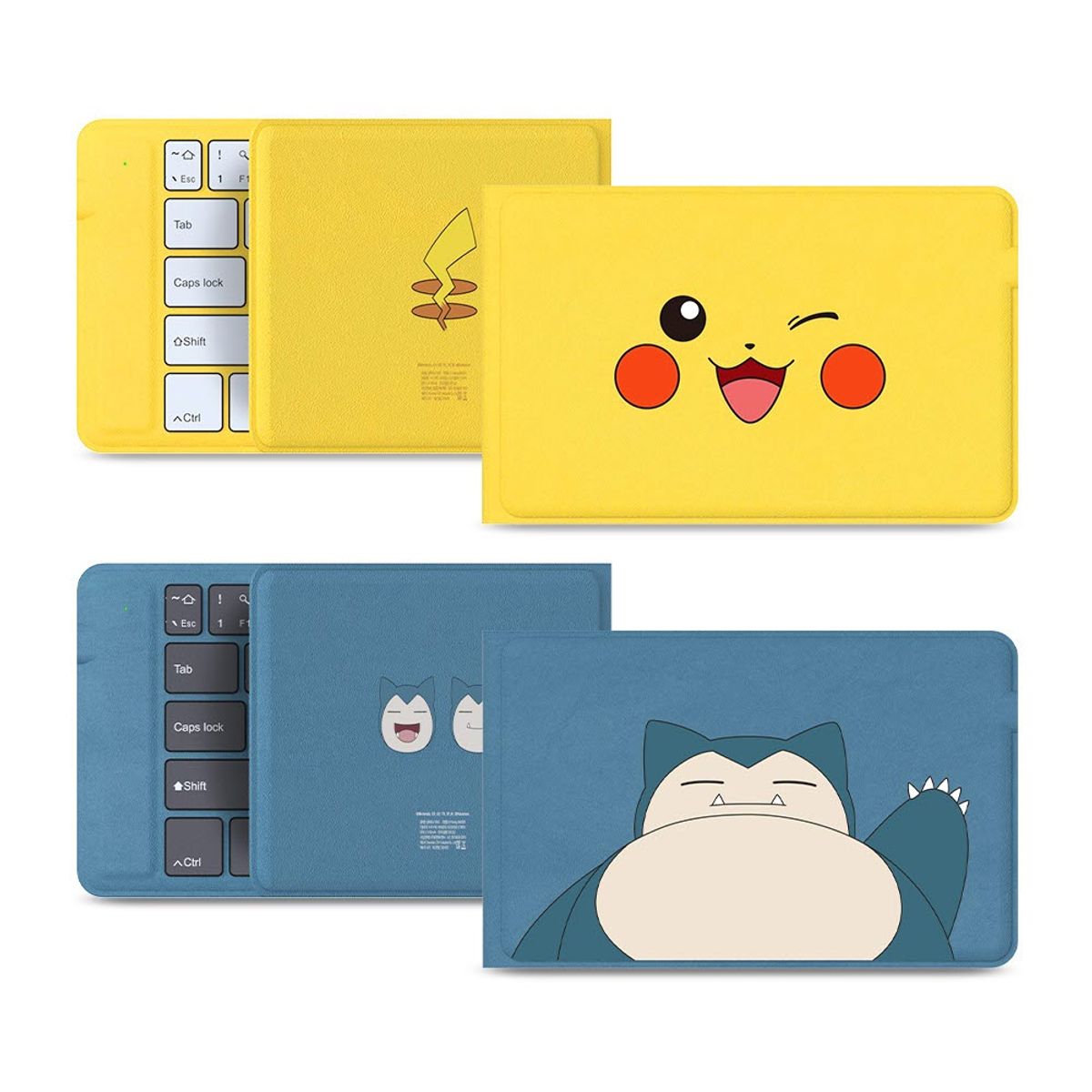 포켓몬스터(POKEMON) 포켓몬 휴대용 무선 블루투스 멀티페어링 접이식 키보드
