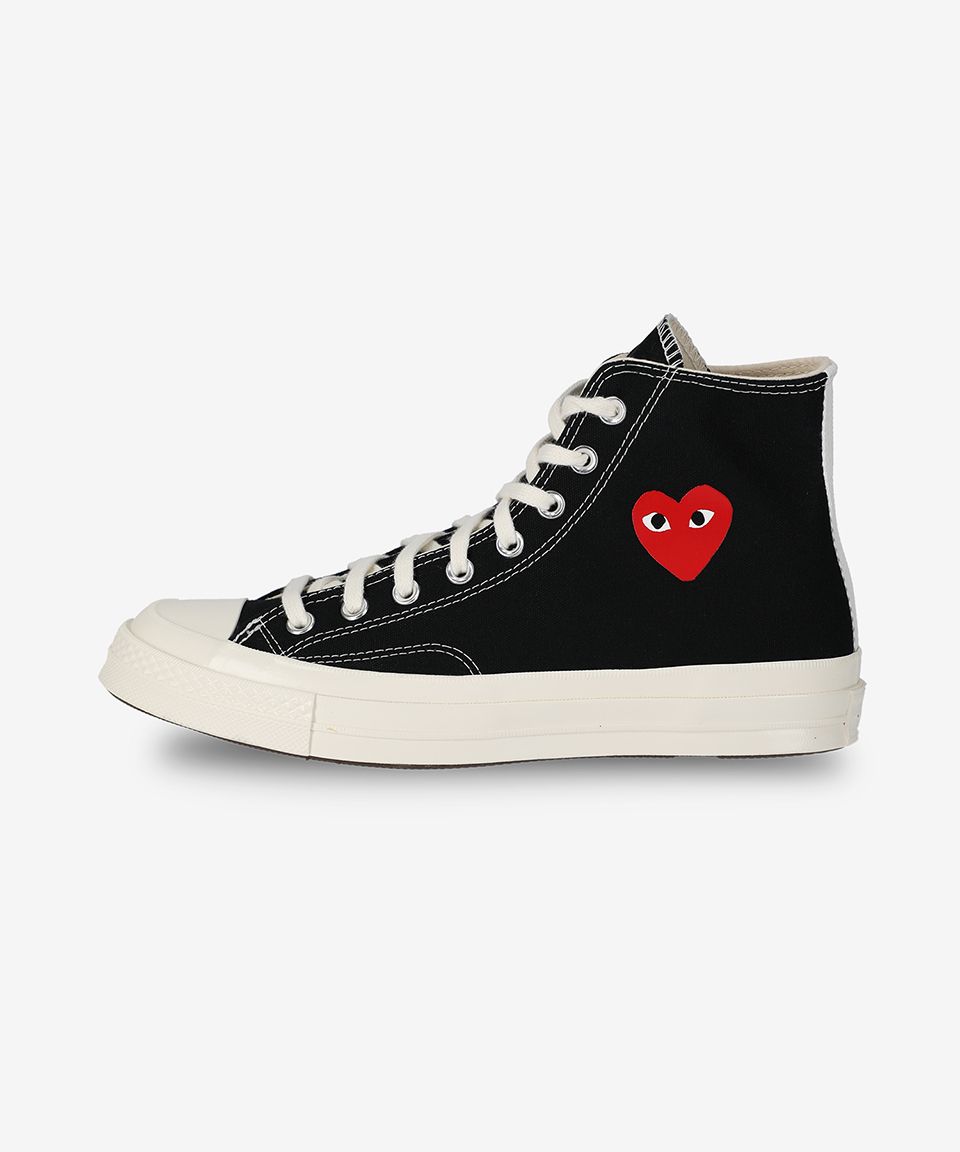 MUSINSA COMME DES GARCONS PLAY Converse Small Red Heart High Top