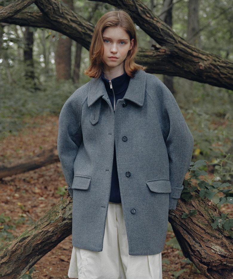 [브랜드위크 20%쿠폰] [4COLORS] CLASSIC WOOL HALF COAT