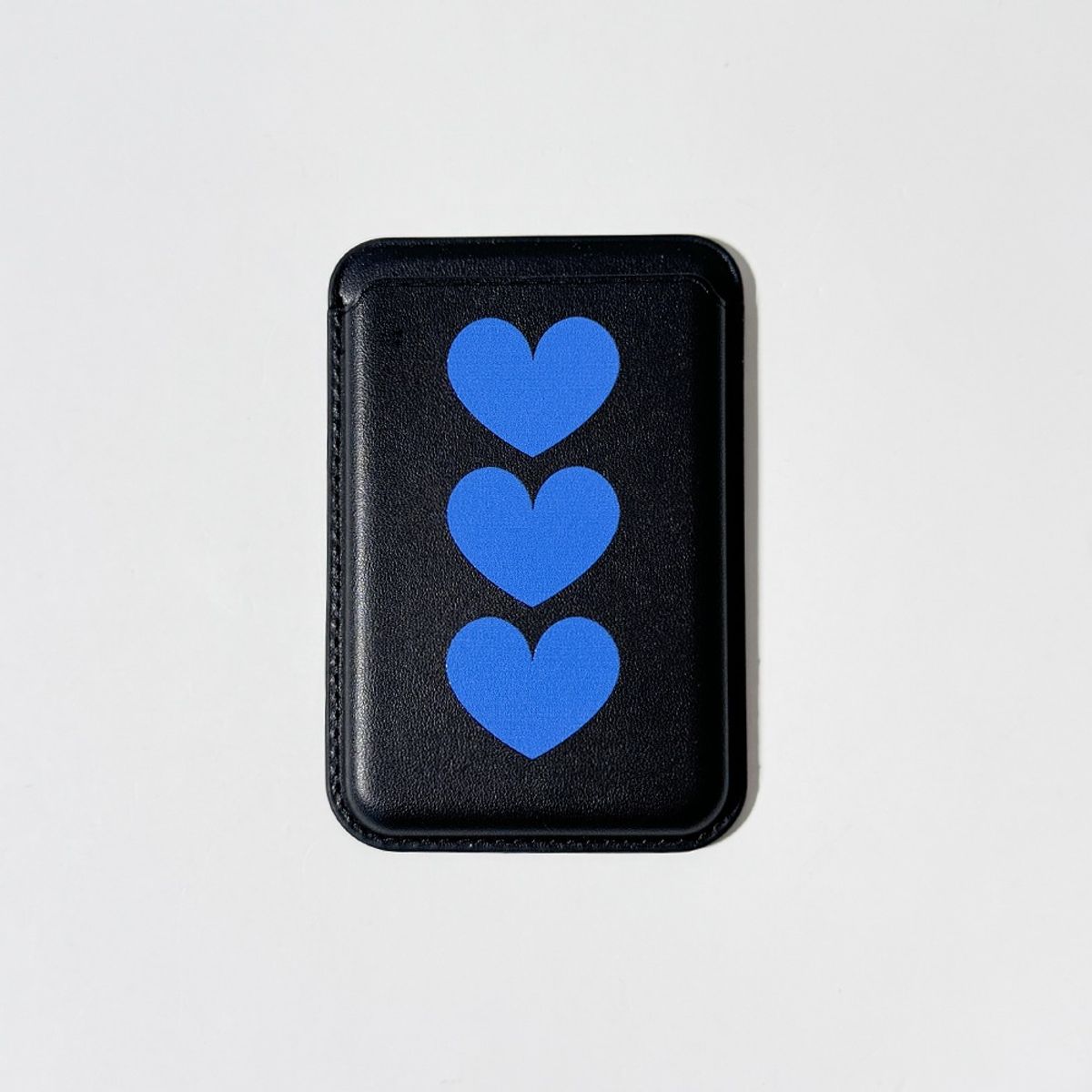 에이쓰리비쓰리(A3B3) Heart Pattern Blue 하트 패턴 블루 (카드 지갑)