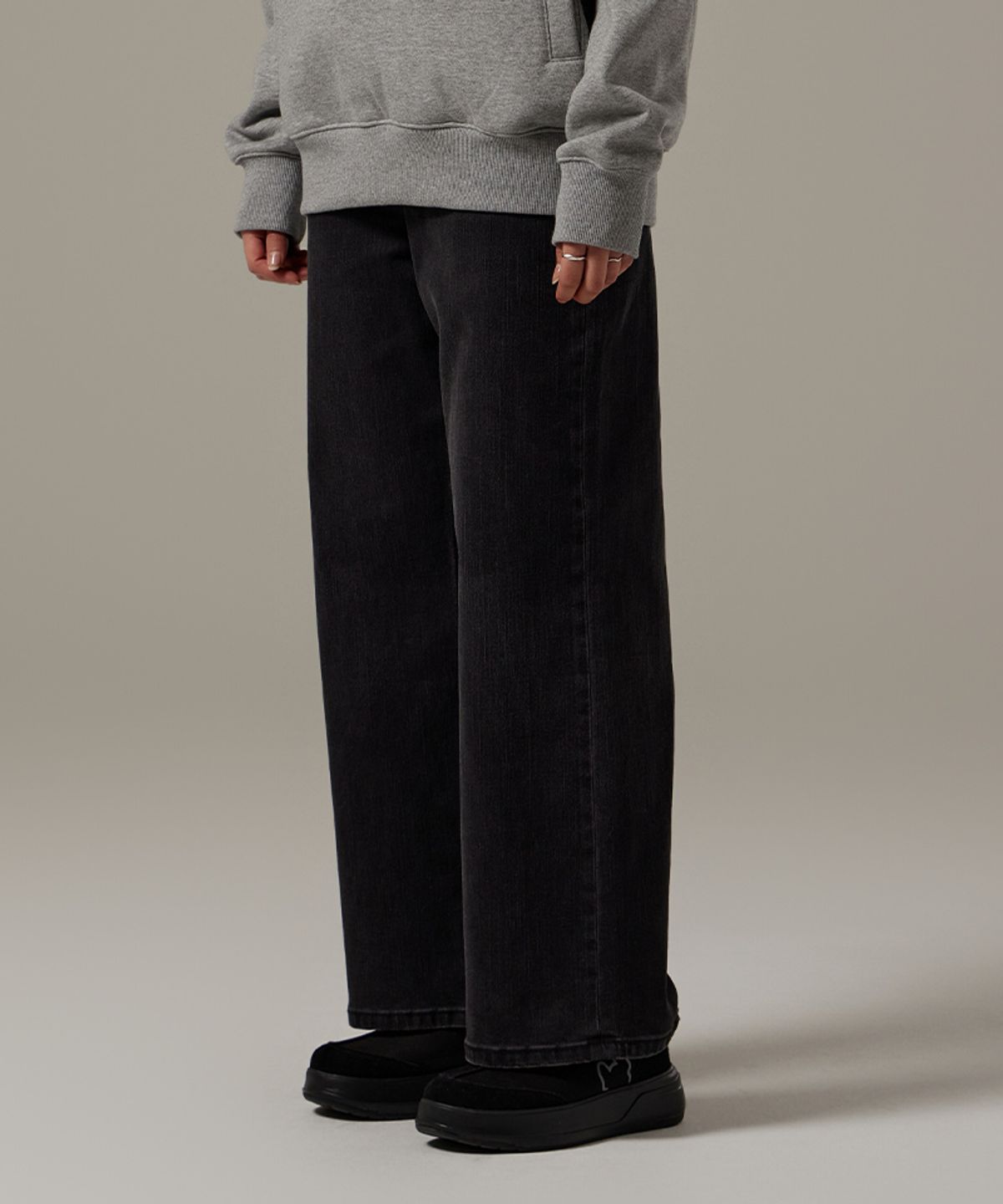 라이프워크(LIFEWORK) 여성) LW3 데일리 데님 와이드 팬츠