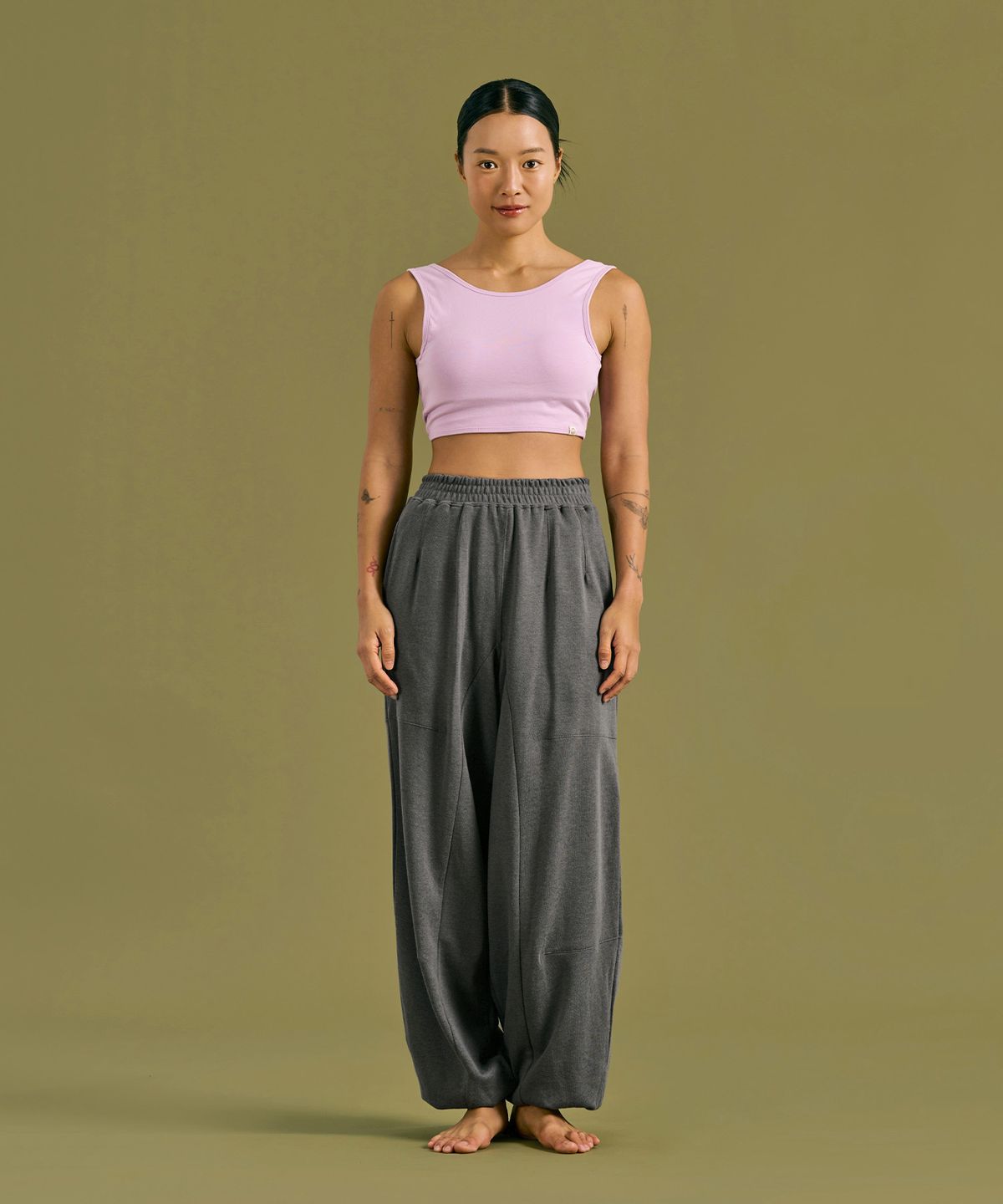 디야니(DHYANI) Vamadevasana Pants (Deep Grey) [남녀공용]